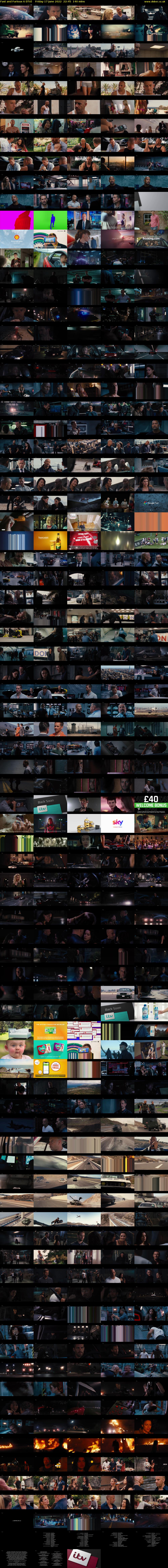 Fast and Furious 6 (ITV) Friday 17 June 2022 22:45 - 01:05