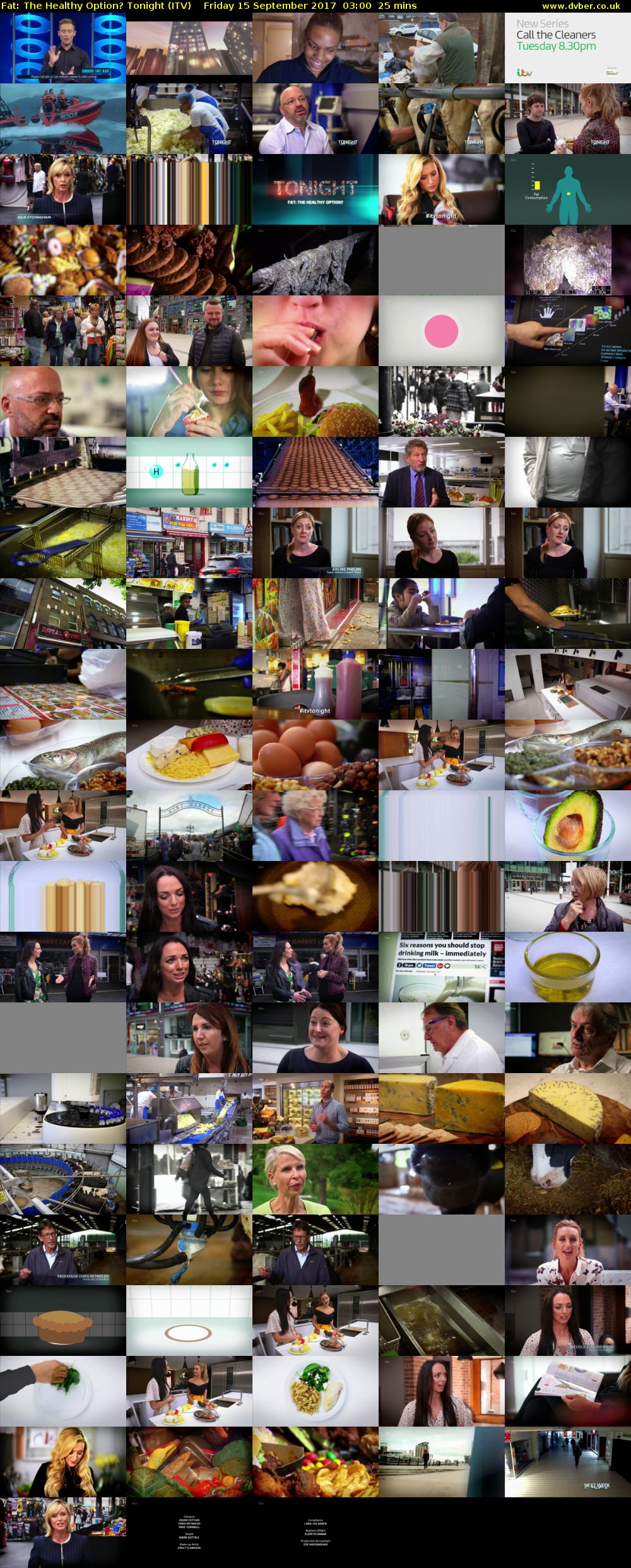 Fat: The Healthy Option? Tonight (ITV) Friday 15 September 2017 03:00 - 03:25