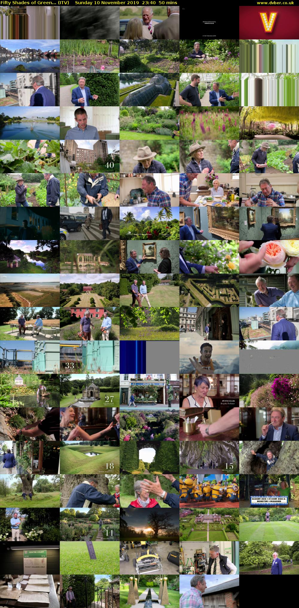 Fifty Shades of Green... (ITV) Sunday 10 November 2019 23:40 - 00:30
