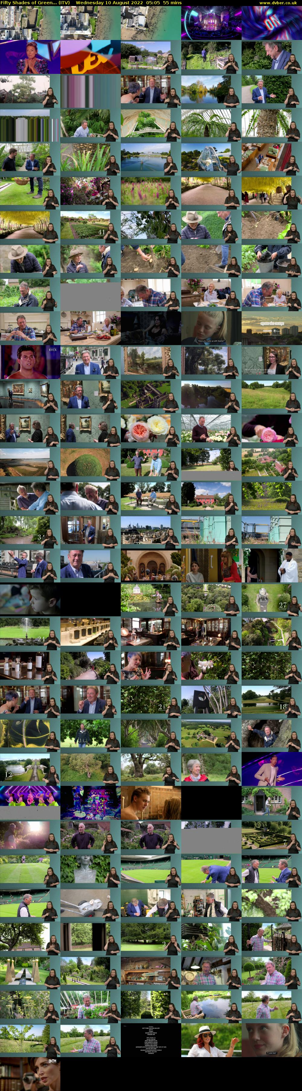 Fifty Shades of Green... (ITV) Wednesday 10 August 2022 05:05 - 06:00