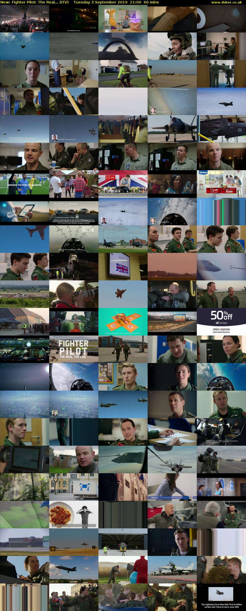 Fighter Pilot: The Real... (ITV) Tuesday 3 September 2019 21:00 - 22:00