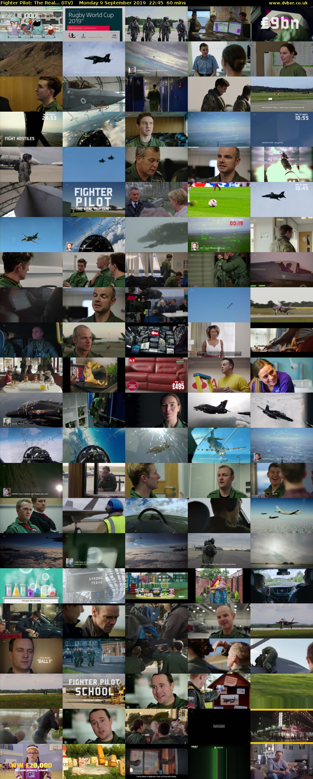 Fighter Pilot: The Real... (ITV) Monday 9 September 2019 22:45 - 23:45