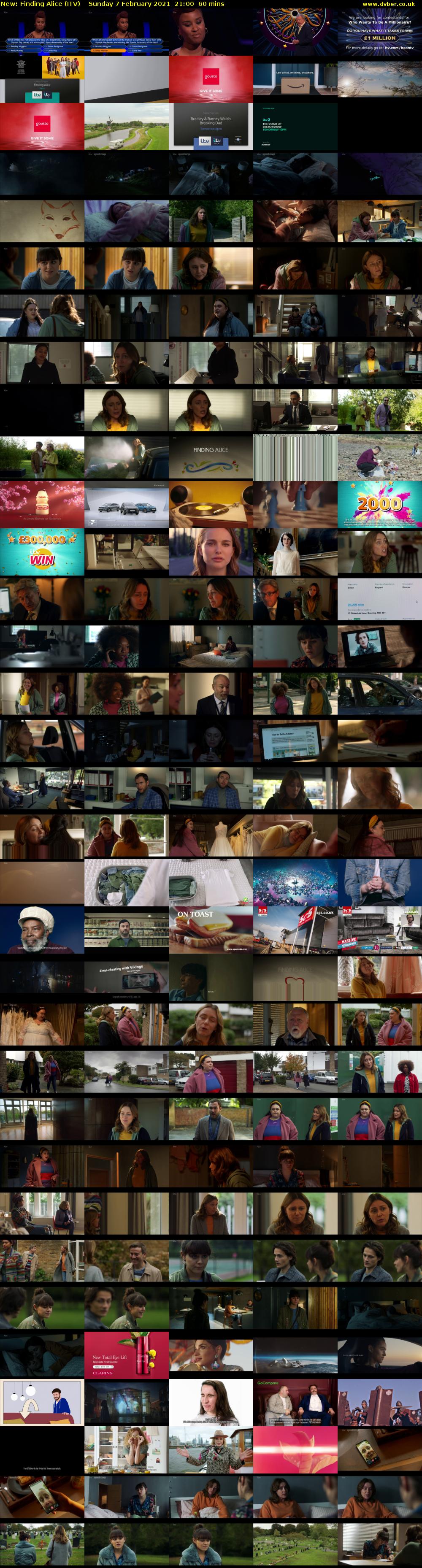 Finding Alice (ITV) Sunday 7 February 2021 21:00 - 22:00