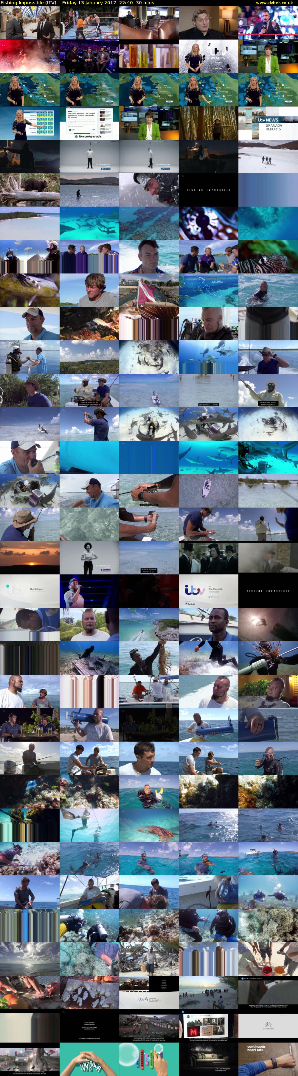 Fishing Impossible (ITV) Friday 13 January 2017 22:40 - 23:10