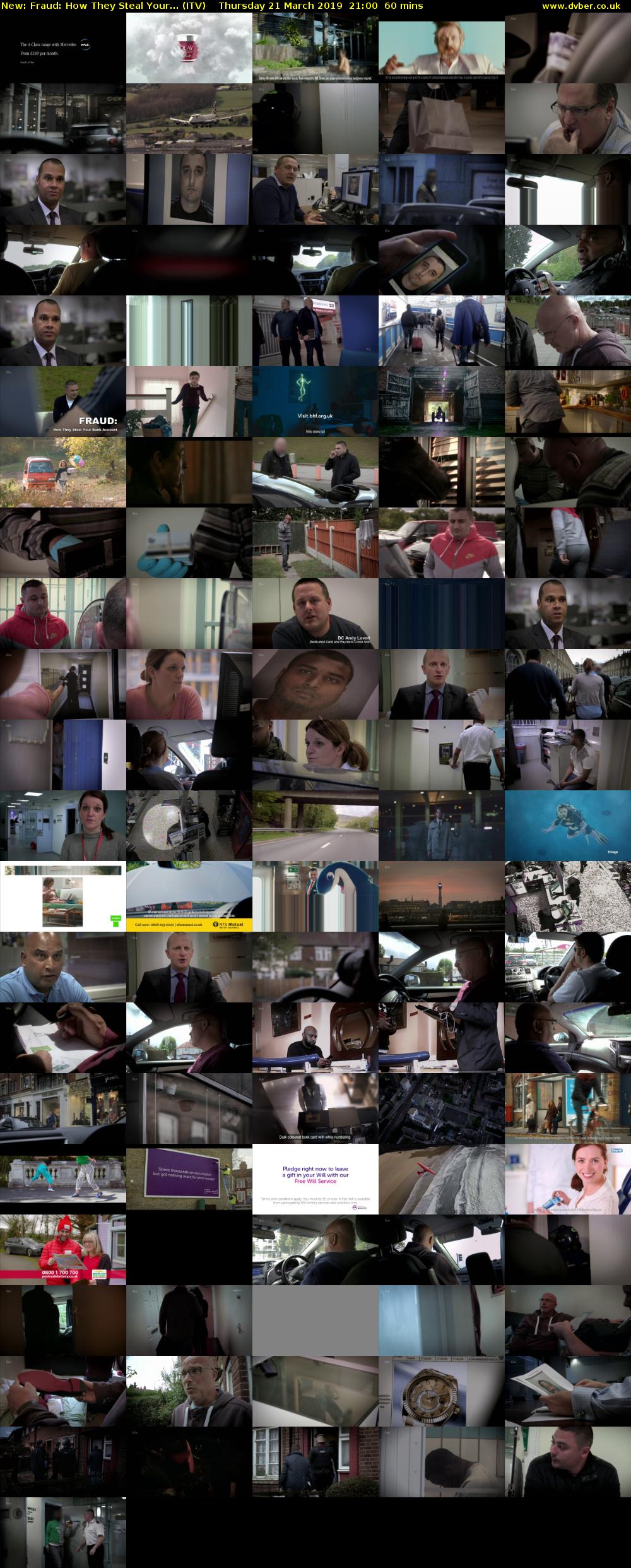 Fraud: How They Steal Your... (ITV) Thursday 21 March 2019 21:00 - 22:00