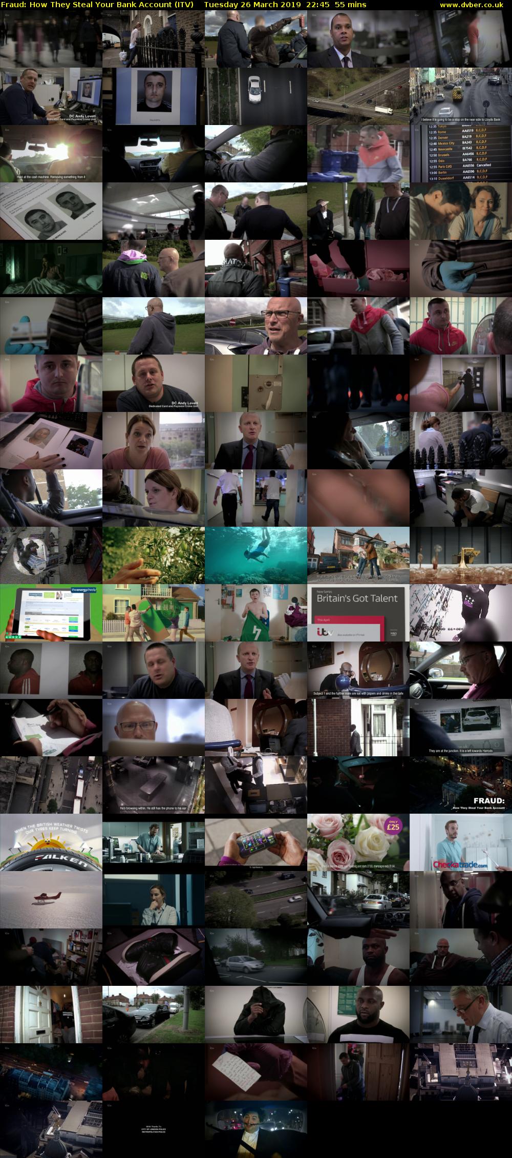 Fraud: How They Steal Your Bank Account (ITV) Tuesday 26 March 2019 22:45 - 23:40