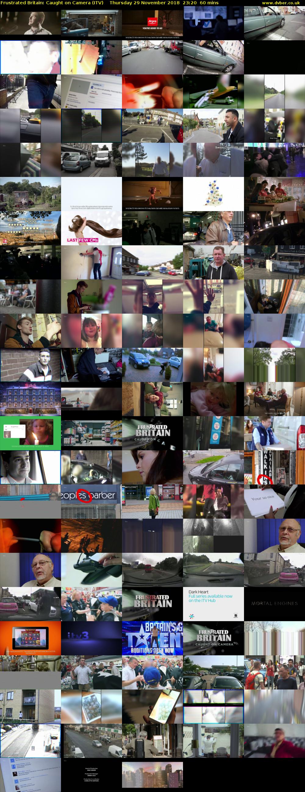 Frustrated Britain: Caught on Camera (ITV) Thursday 29 November 2018 23:20 - 00:20