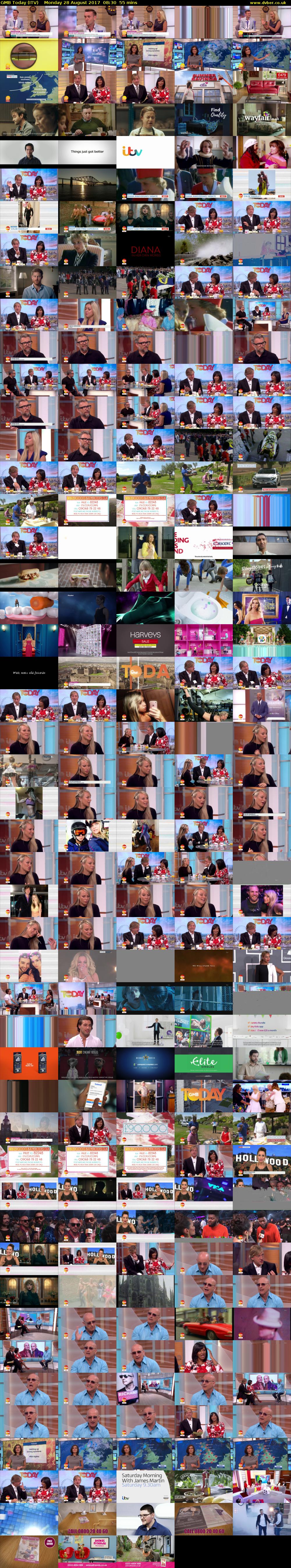 GMB Today (ITV) Monday 28 August 2017 08:30 - 09:25