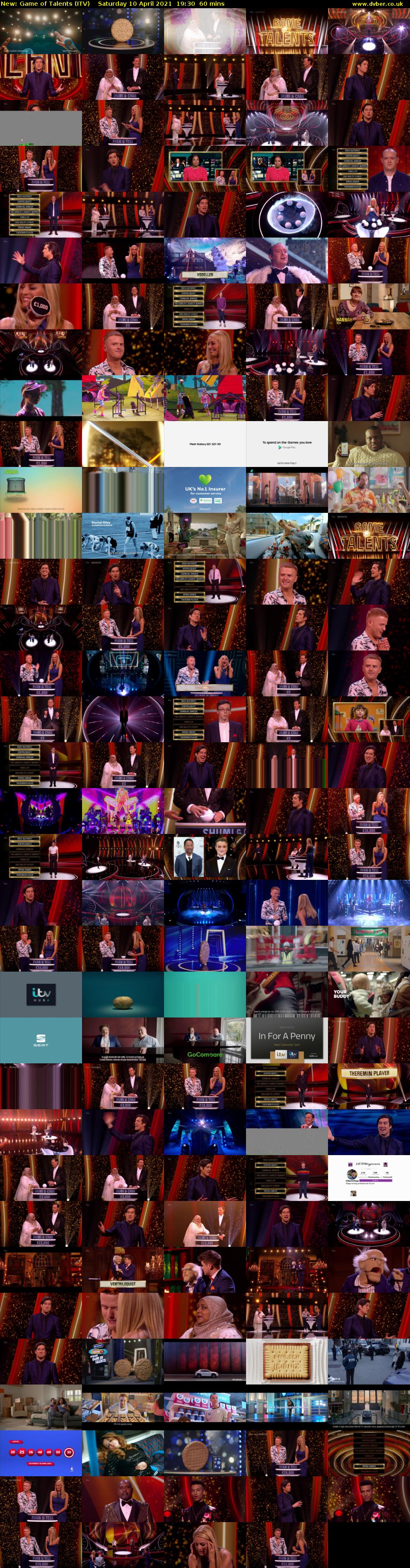 Game of Talents (ITV) Saturday 10 April 2021 19:30 - 20:30