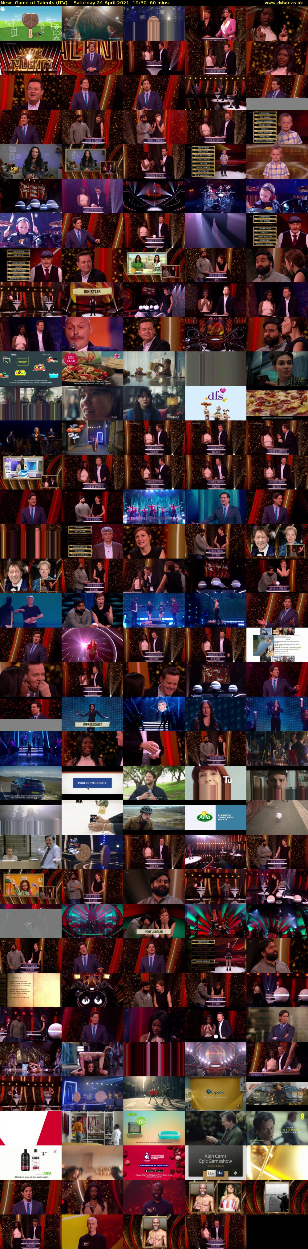 Game of Talents (ITV) Saturday 24 April 2021 19:30 - 20:30