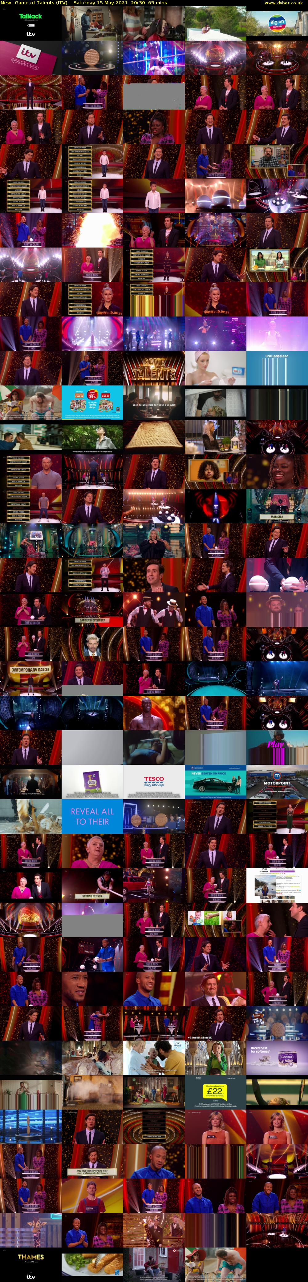 Game of Talents (ITV) Saturday 15 May 2021 20:30 - 21:35