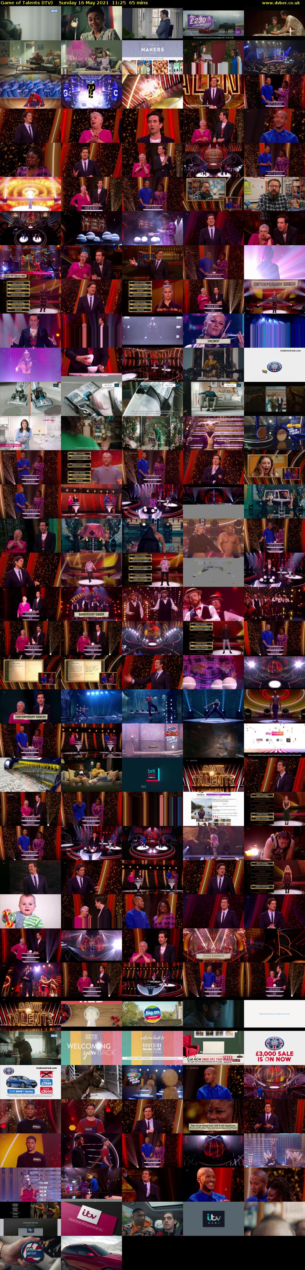 Game of Talents (ITV) Sunday 16 May 2021 11:25 - 12:30