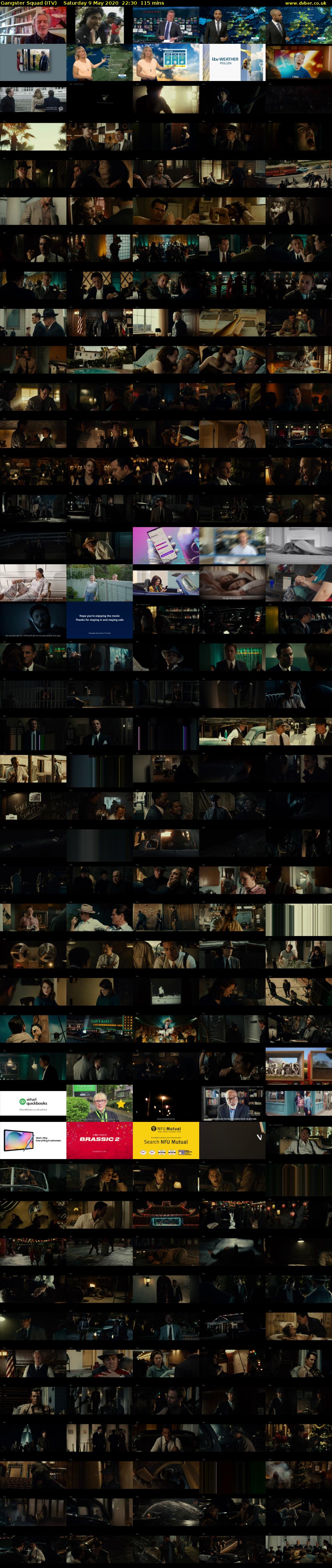 Gangster Squad (ITV) Saturday 9 May 2020 22:30 - 00:25