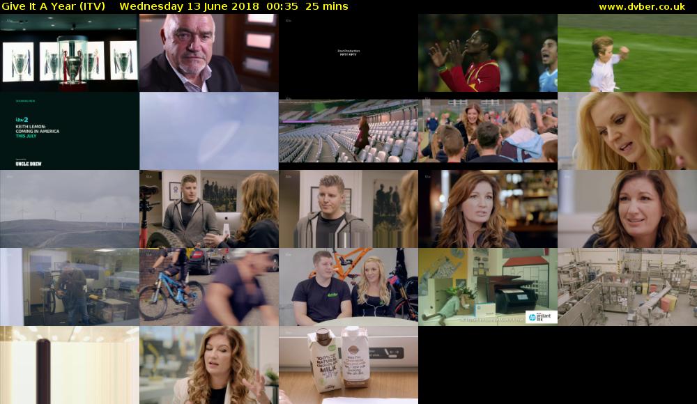 Give It A Year (ITV) Wednesday 13 June 2018 00:35 - 01:00
