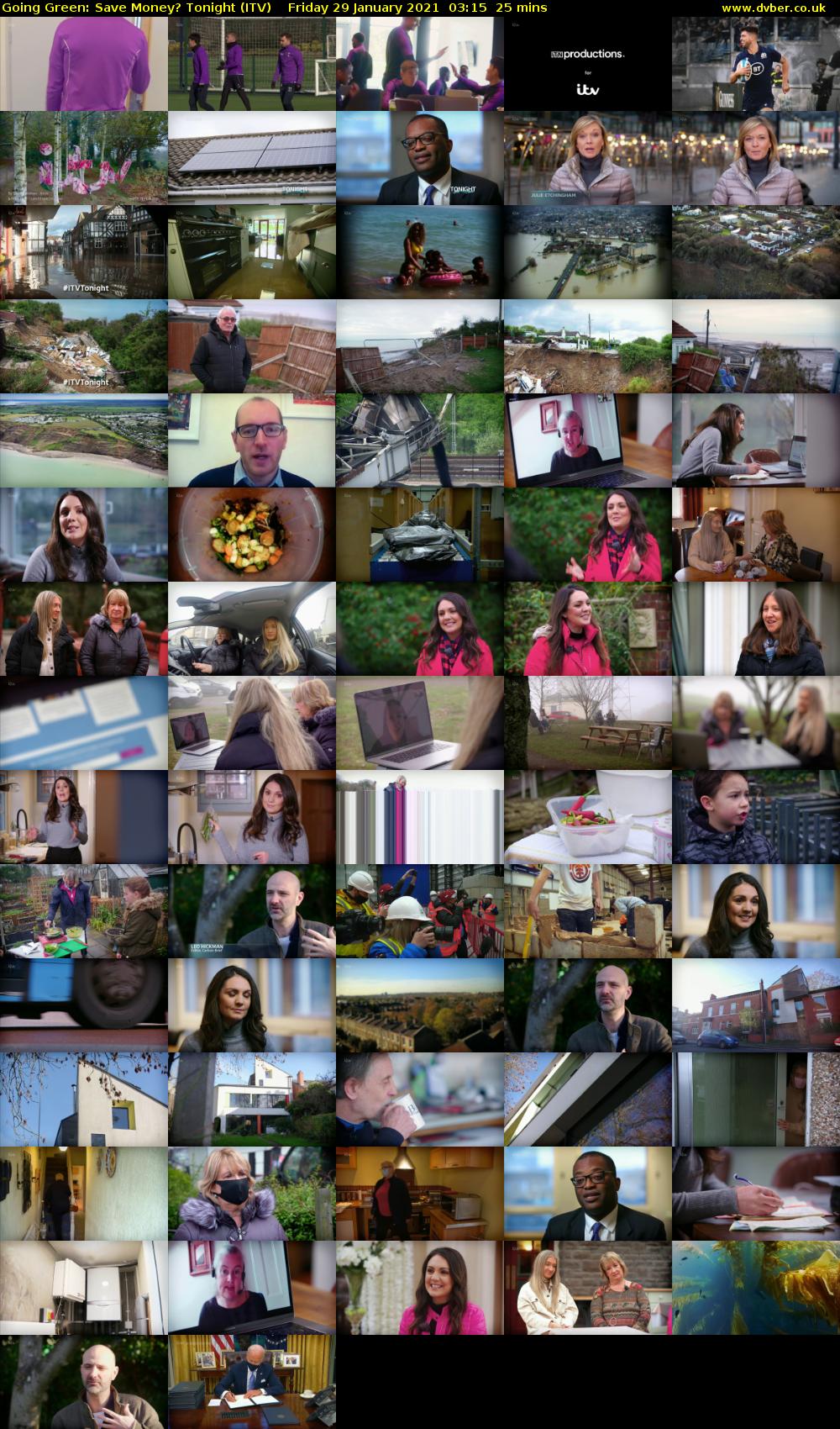 Going Green: Save Money? Tonight (ITV) Friday 29 January 2021 03:15 - 03:40