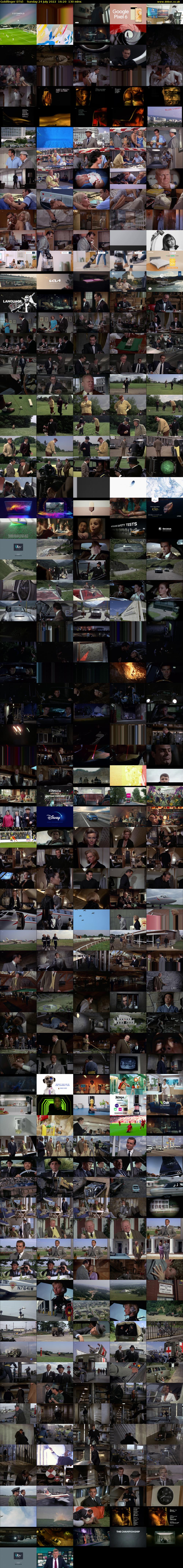 Goldfinger (ITV) Sunday 24 July 2022 16:20 - 18:30
