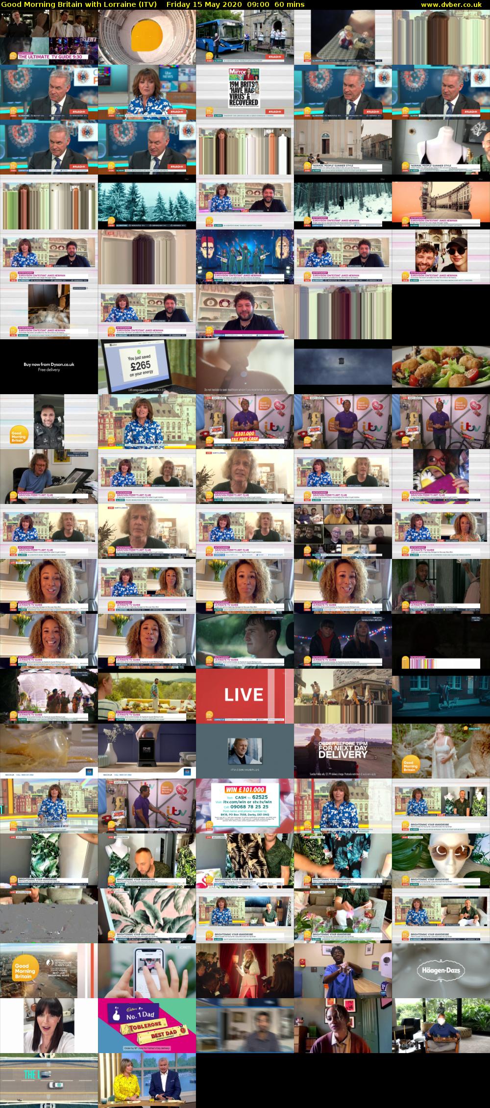 Good Morning Britain with Lorraine (ITV) Friday 15 May 2020 09:00 - 10:00