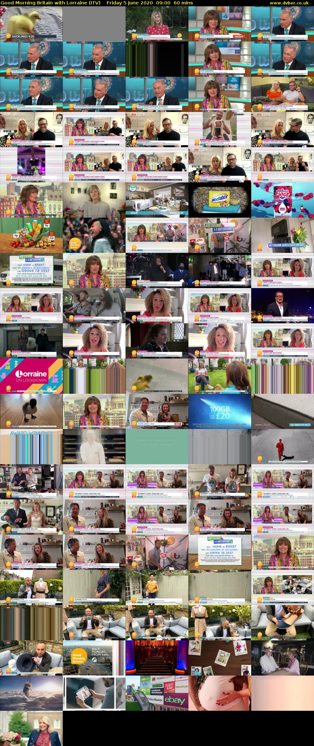 Good Morning Britain with Lorraine (ITV) Friday 5 June 2020 09:00 - 10:00