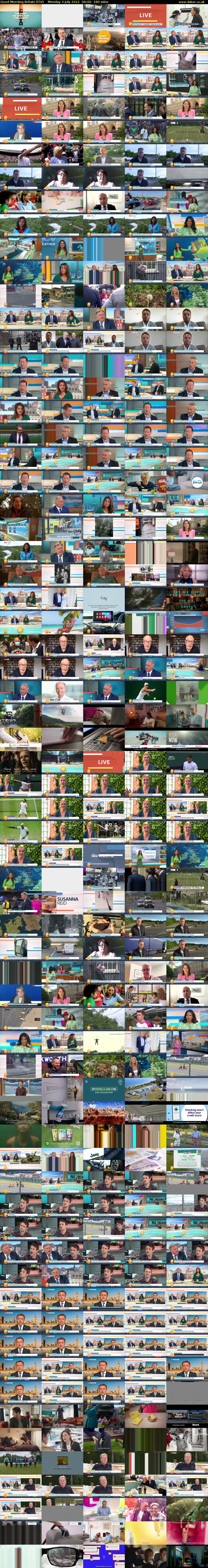Good Morning Britain (ITV) Monday 4 July 2022 06:00 - 09:00