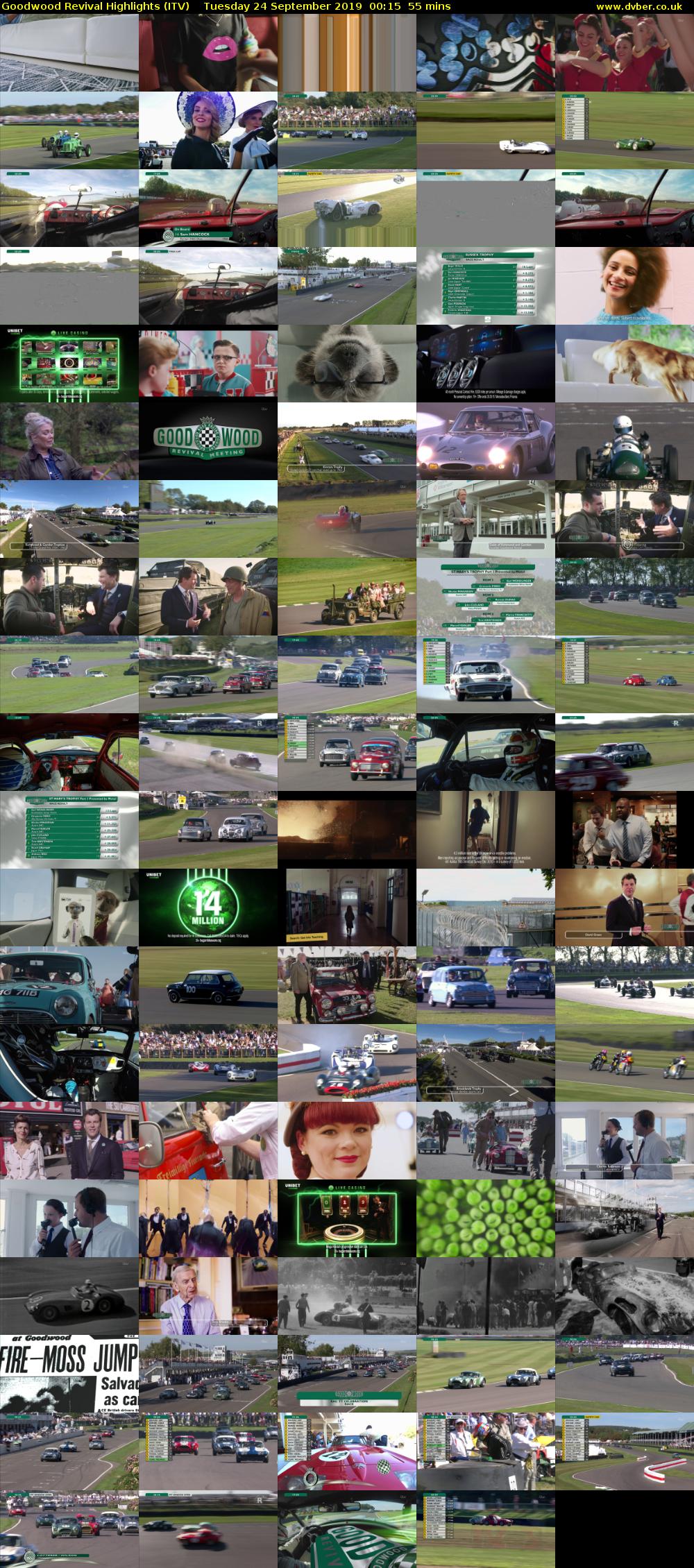 Goodwood Revival Highlights (ITV) Tuesday 24 September 2019 00:15 - 01:10