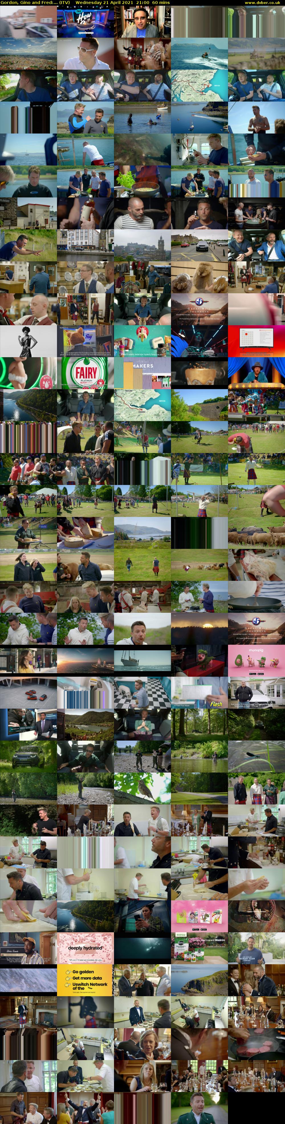 Gordon, Gino and Fred:... (ITV) Wednesday 21 April 2021 21:00 - 22:00