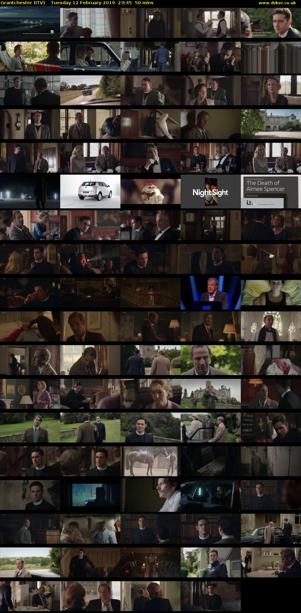Grantchester (ITV) Tuesday 12 February 2019 23:45 - 00:35
