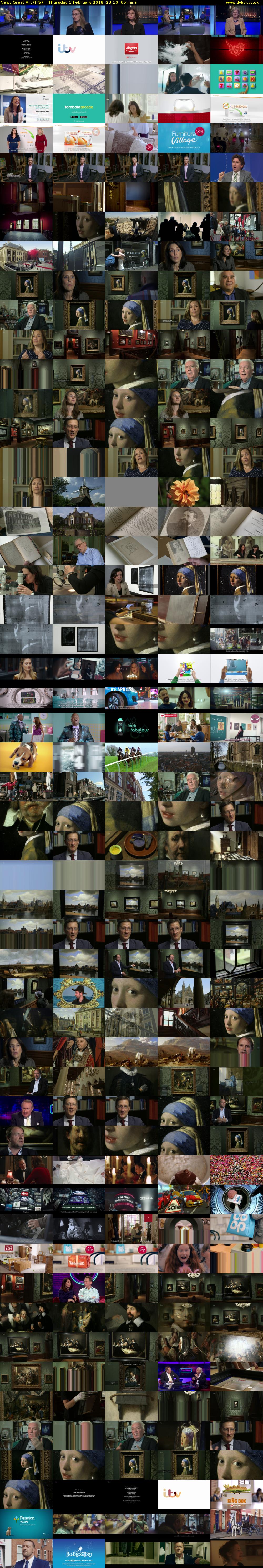 Great Art (ITV) Thursday 1 February 2018 23:10 - 00:15