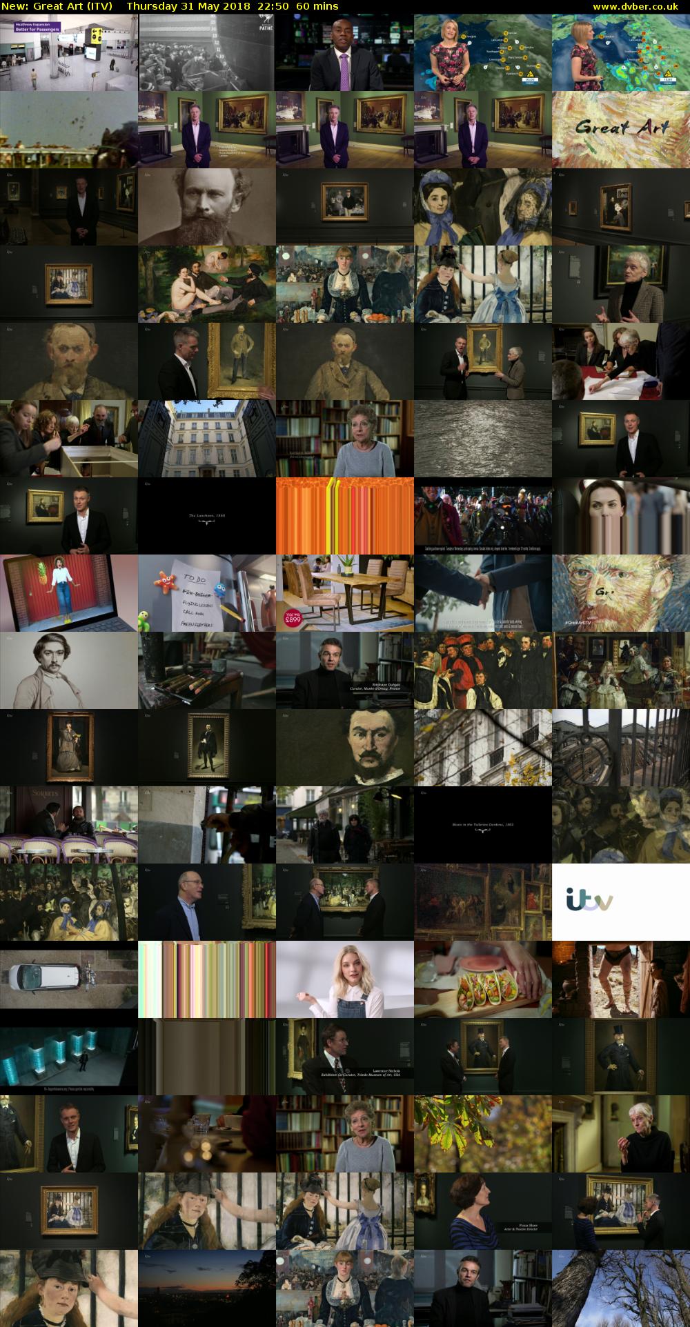 Great Art (ITV) Thursday 31 May 2018 22:50 - 23:50