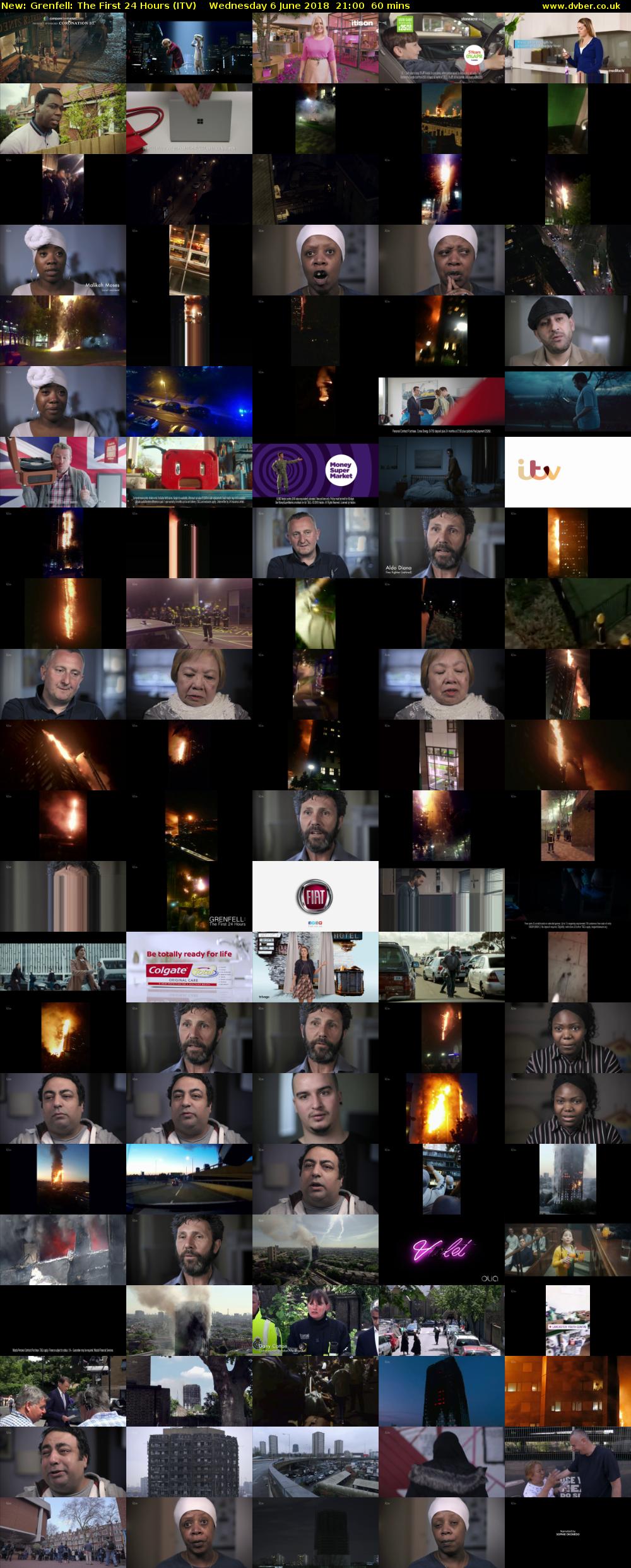 Grenfell: The First 24 Hours (ITV) Wednesday 6 June 2018 21:00 - 22:00