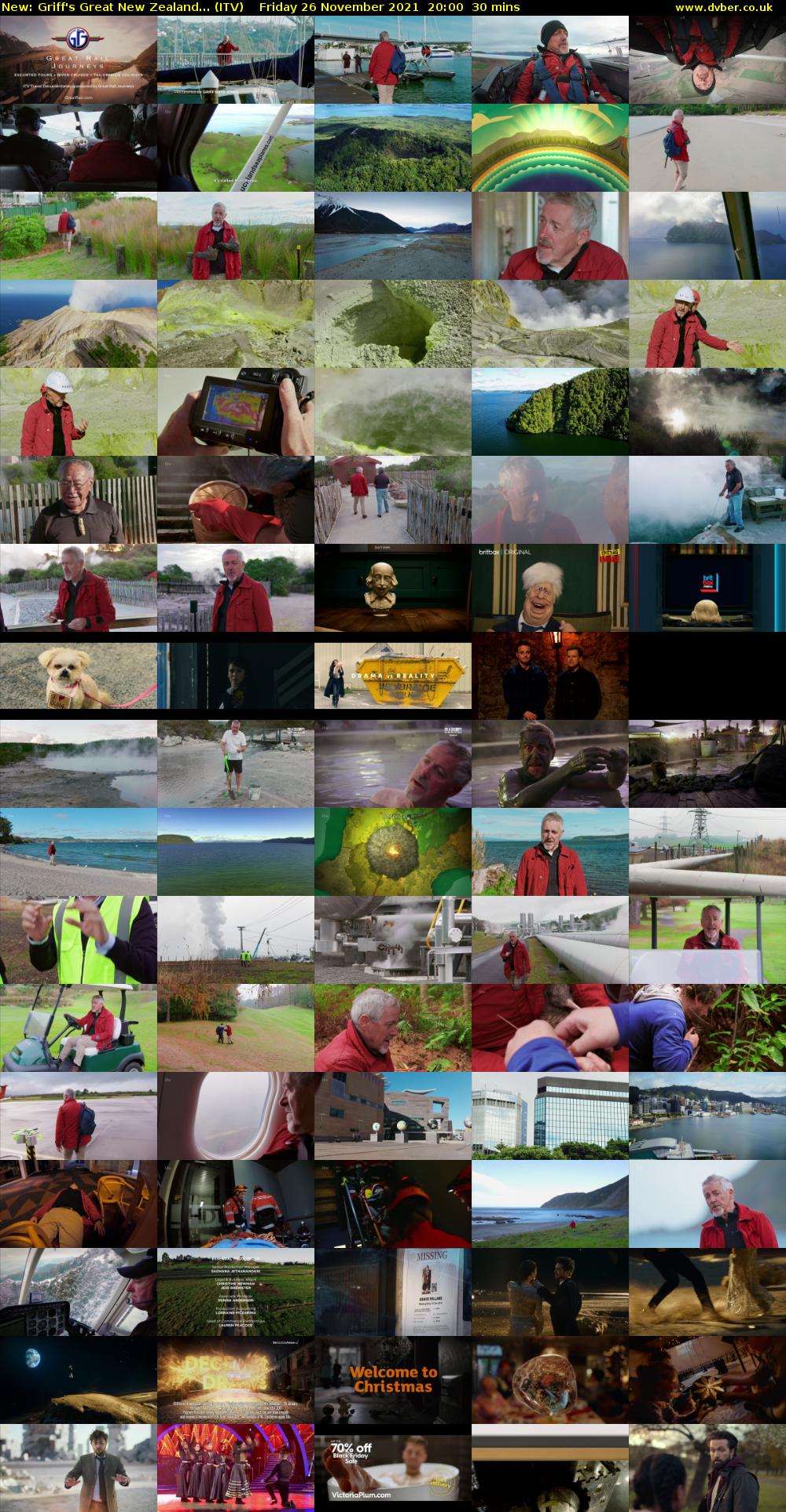 Griff's Great New Zealand... (ITV) Friday 26 November 2021 20:00 - 20:30