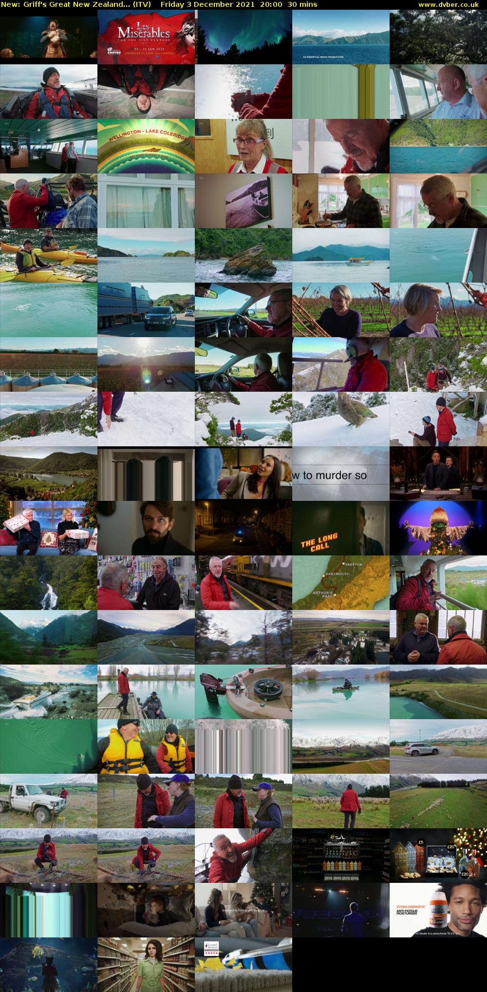 Griff's Great New Zealand... (ITV) Friday 3 December 2021 20:00 - 20:30