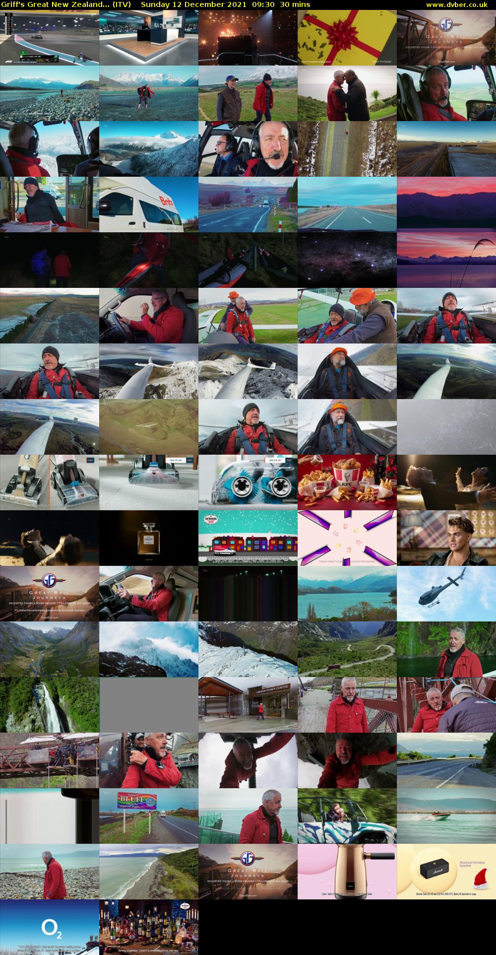 Griff's Great New Zealand... (ITV) Sunday 12 December 2021 09:30 - 10:00