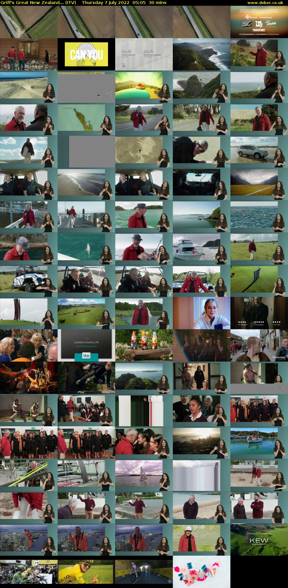 Griff's Great New Zealand... (ITV) Thursday 7 July 2022 05:05 - 05:35