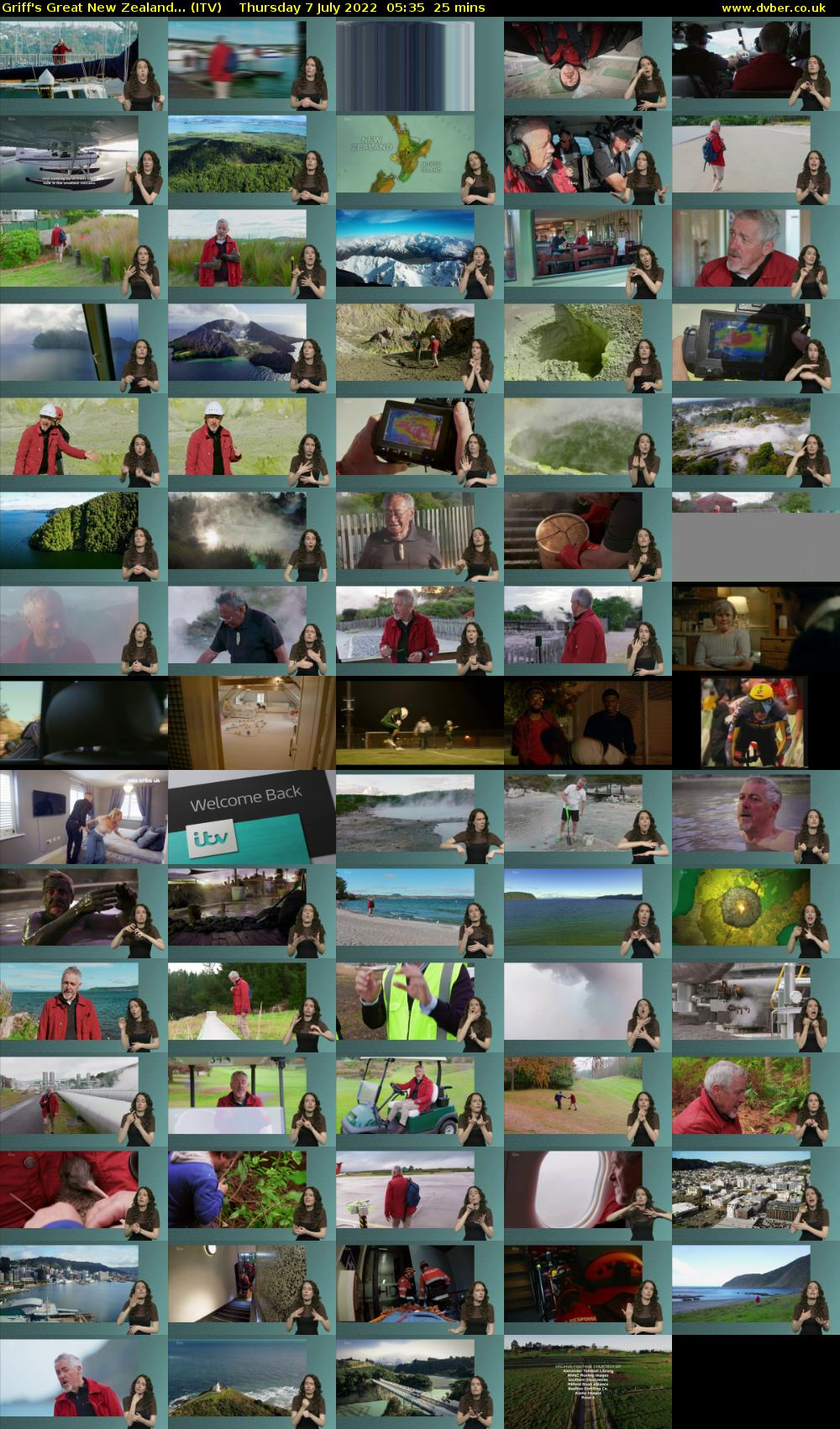 Griff's Great New Zealand... (ITV) Thursday 7 July 2022 05:35 - 06:00