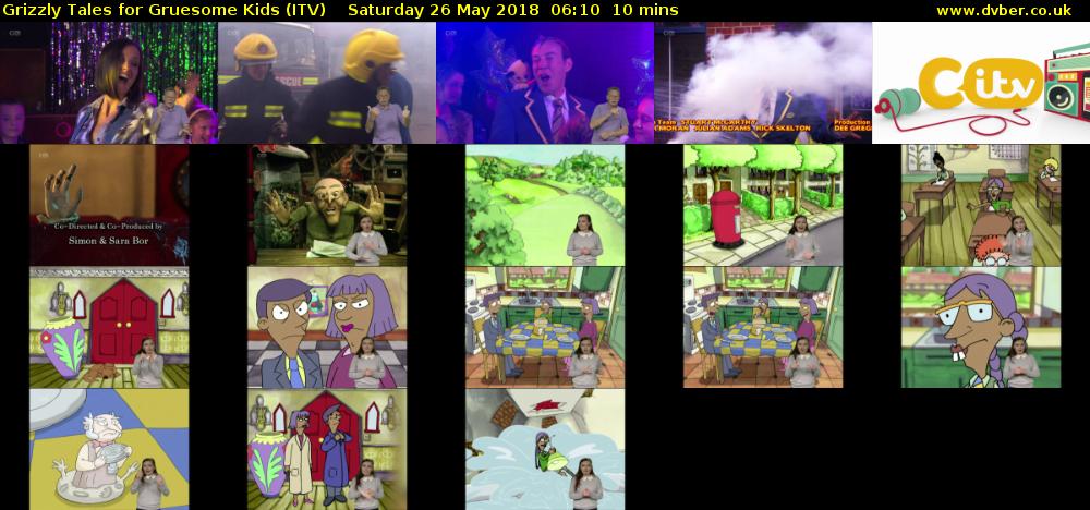 Grizzly Tales for Gruesome Kids (ITV) Saturday 26 May 2018 06:10 - 06:20