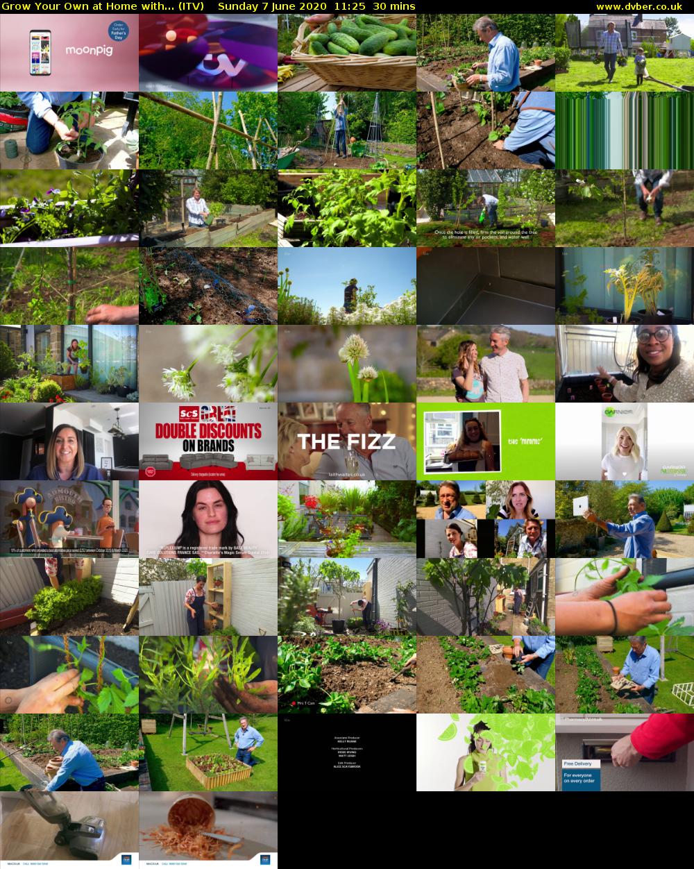Grow Your Own at Home with... (ITV) Sunday 7 June 2020 11:25 - 11:55