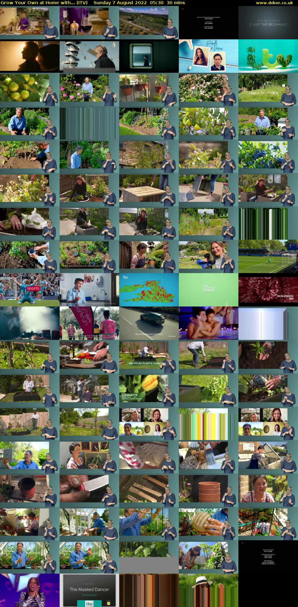 Grow Your Own at Home with... (ITV) Sunday 7 August 2022 05:30 - 06:00