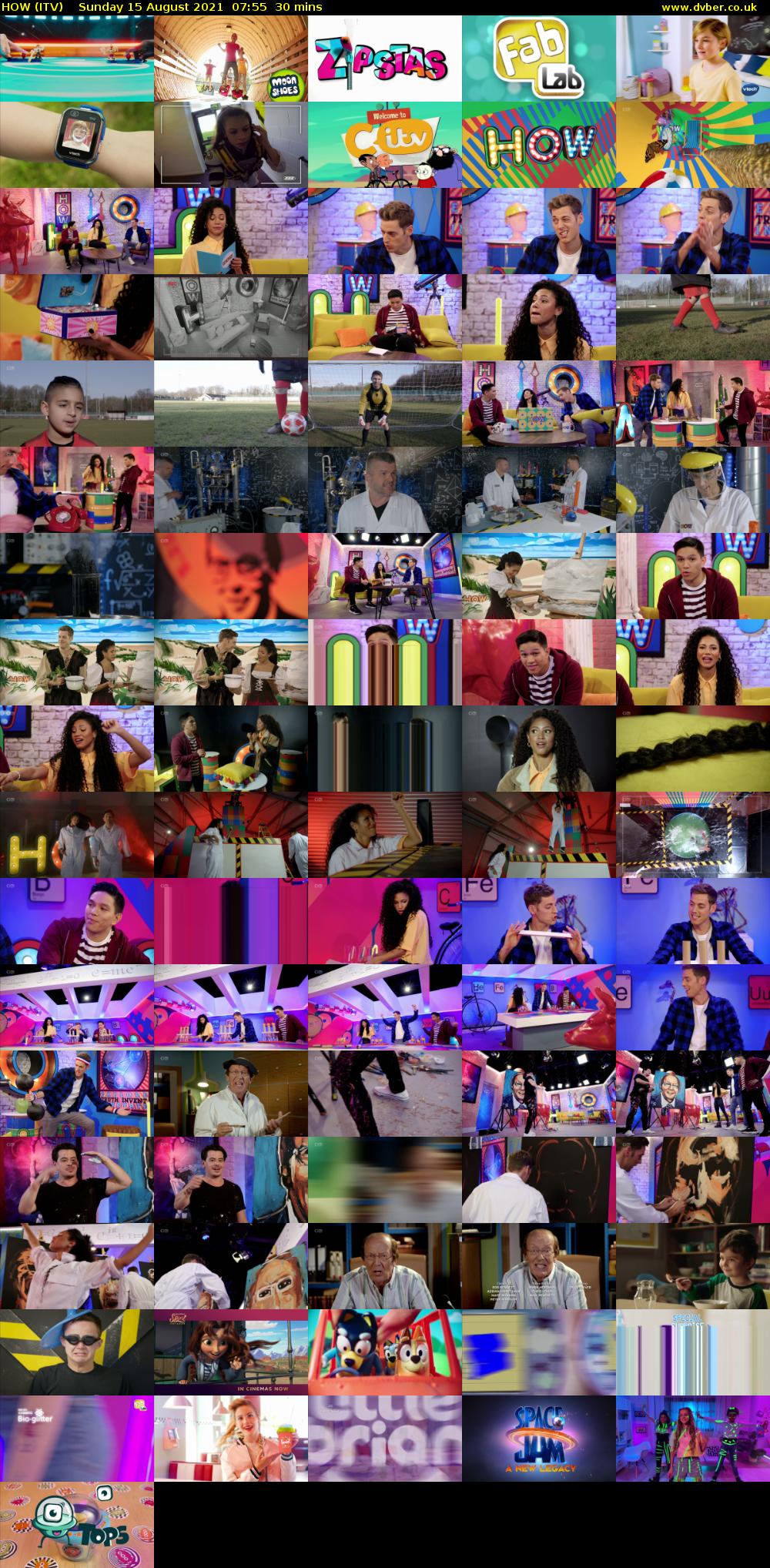 HOW (ITV) Sunday 15 August 2021 07:55 - 08:25
