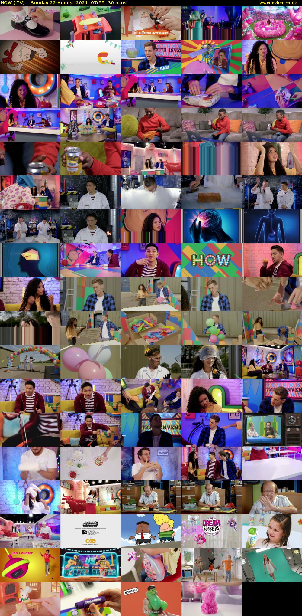 HOW (ITV) Sunday 22 August 2021 07:55 - 08:25