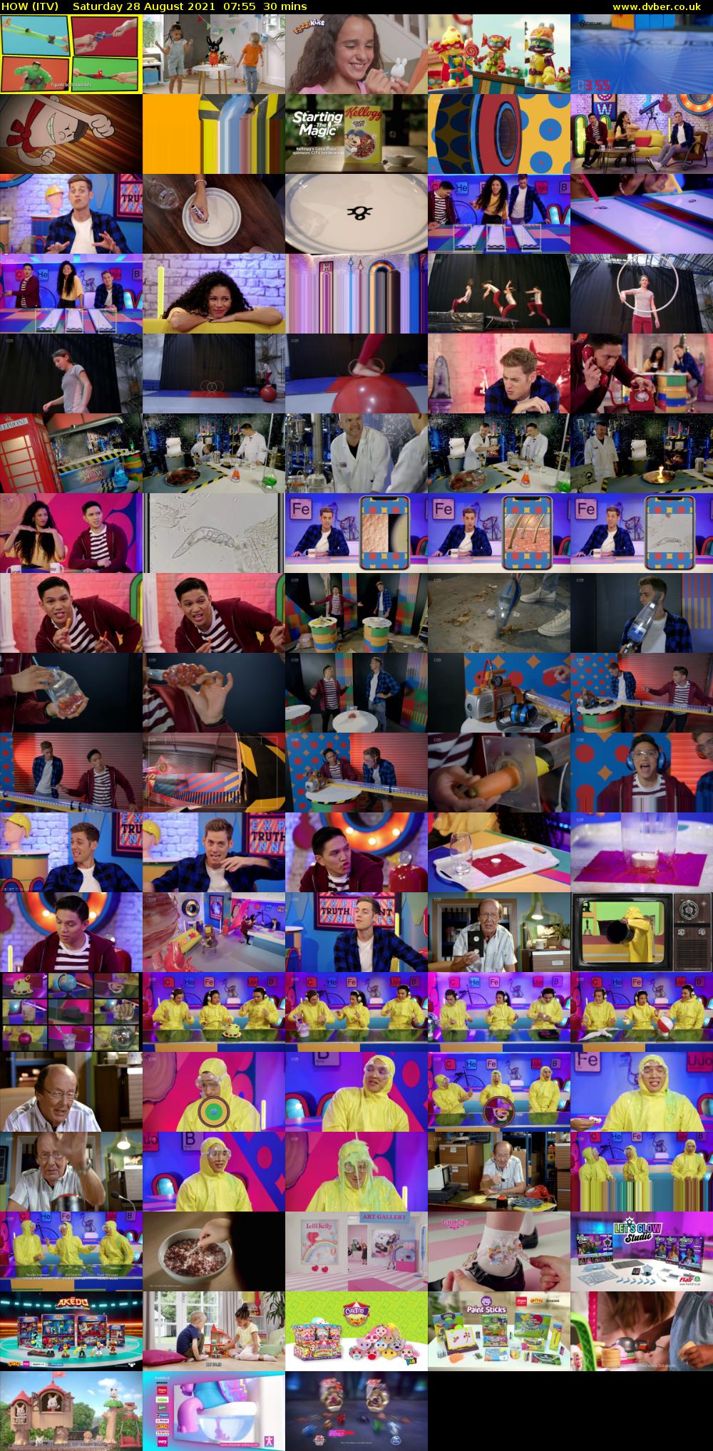 HOW (ITV) Saturday 28 August 2021 07:55 - 08:25