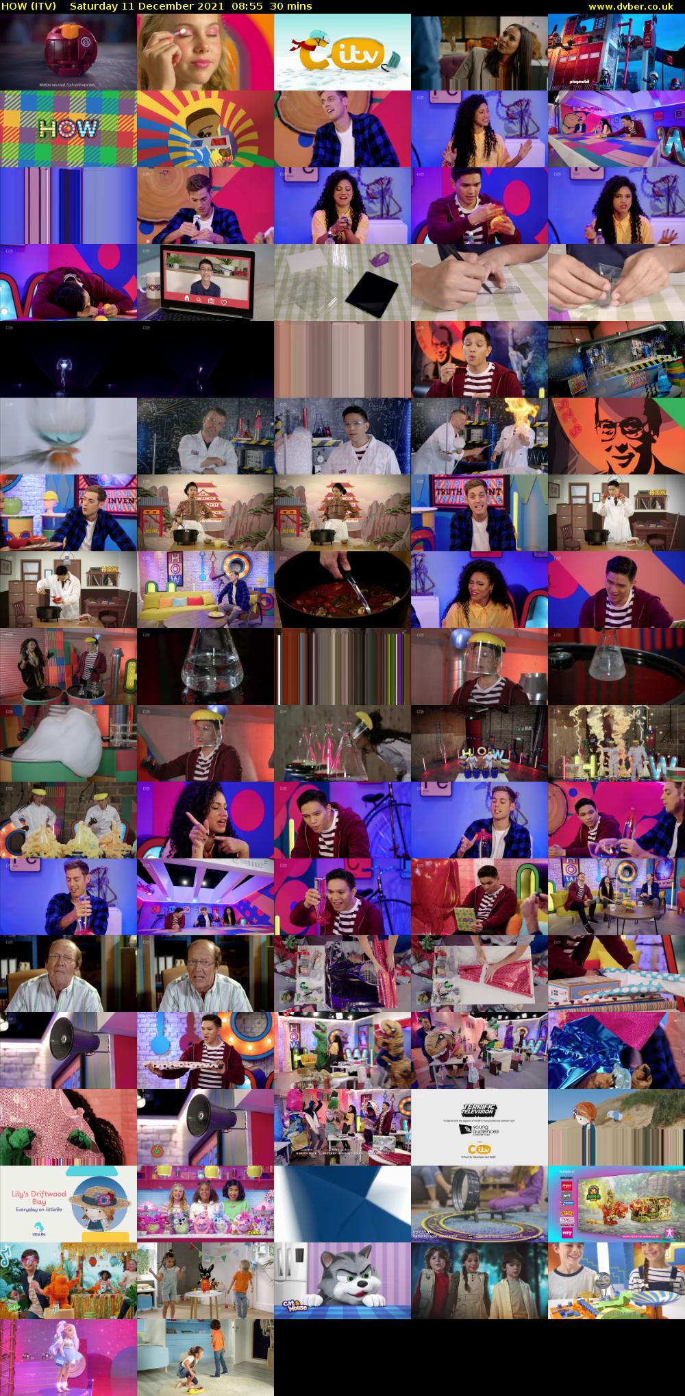 HOW (ITV) Saturday 11 December 2021 08:55 - 09:25