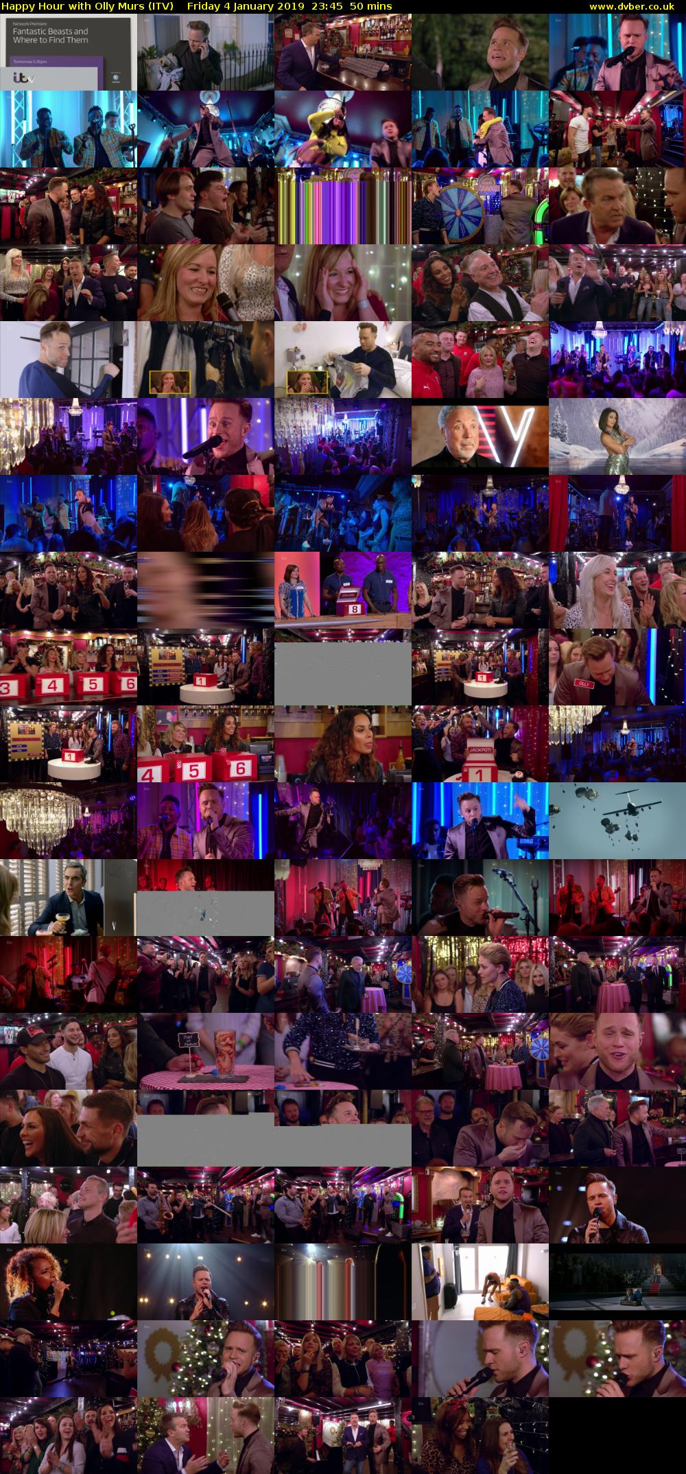 Happy Hour with Olly Murs (ITV) Friday 4 January 2019 23:45 - 00:35