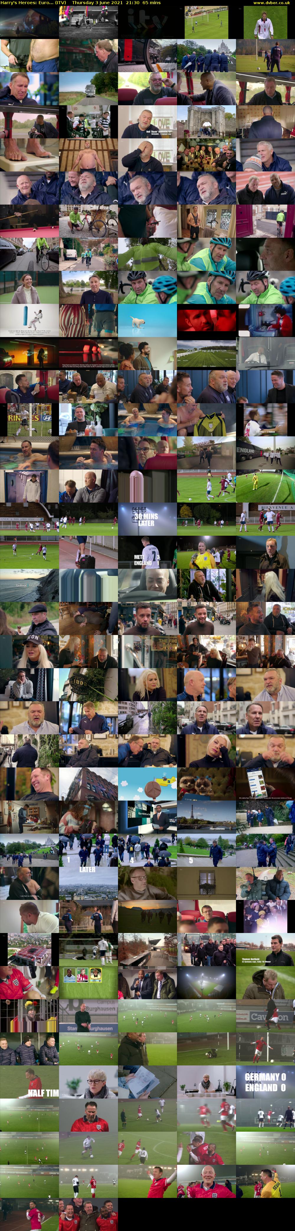 Harry's Heroes: Euro... (ITV) Thursday 3 June 2021 21:30 - 22:35