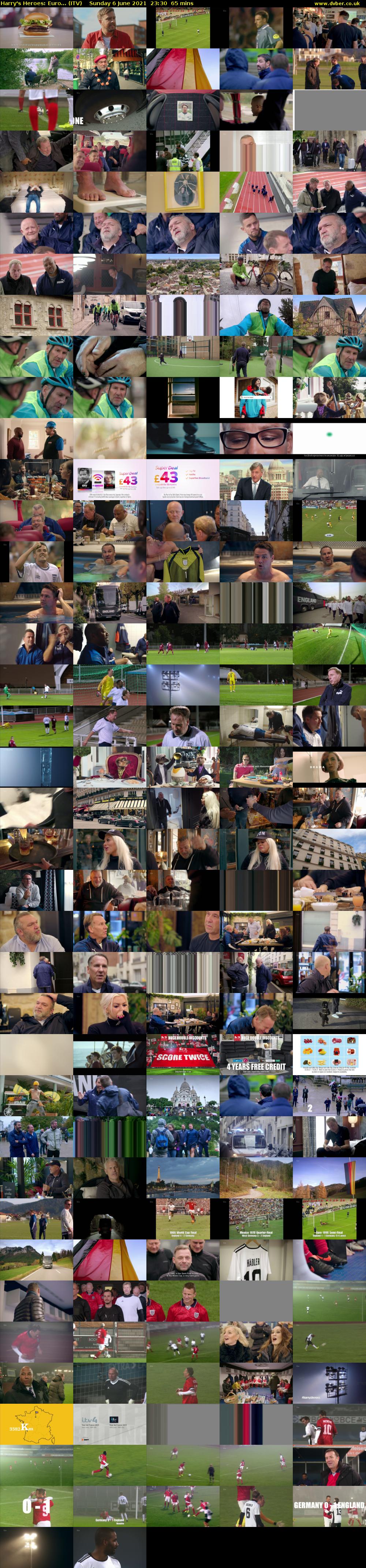 Harry's Heroes: Euro... (ITV) Sunday 6 June 2021 23:30 - 00:35