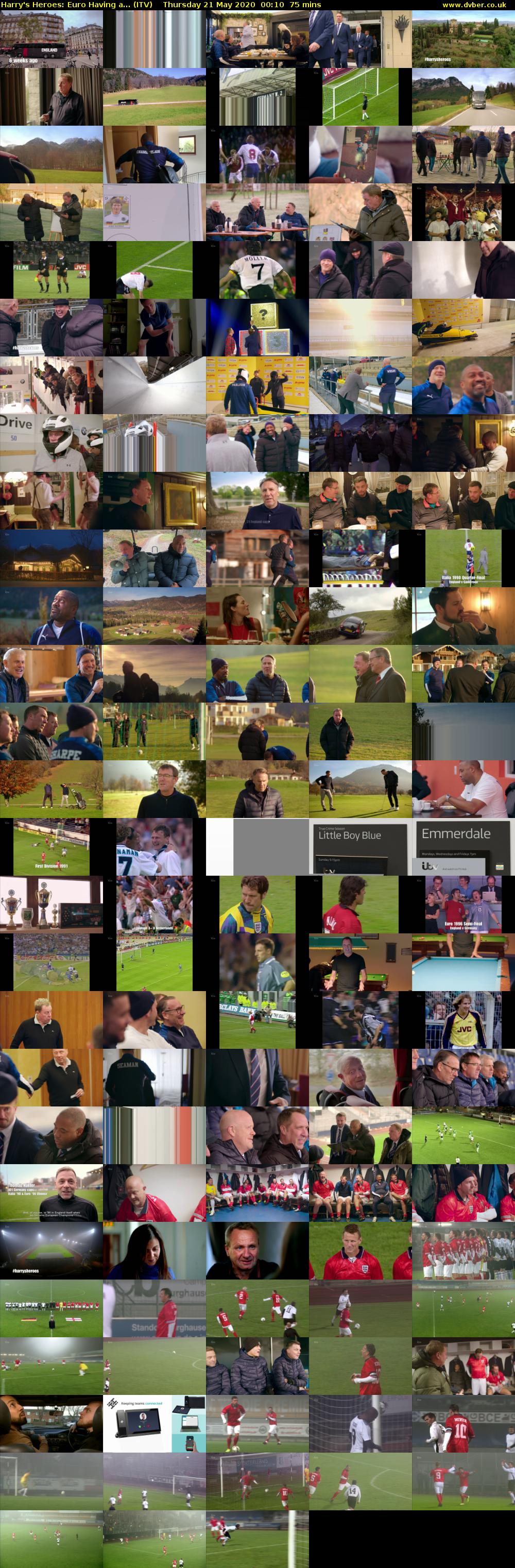 Harry's Heroes: Euro Having a... (ITV) Thursday 21 May 2020 00:10 - 01:25