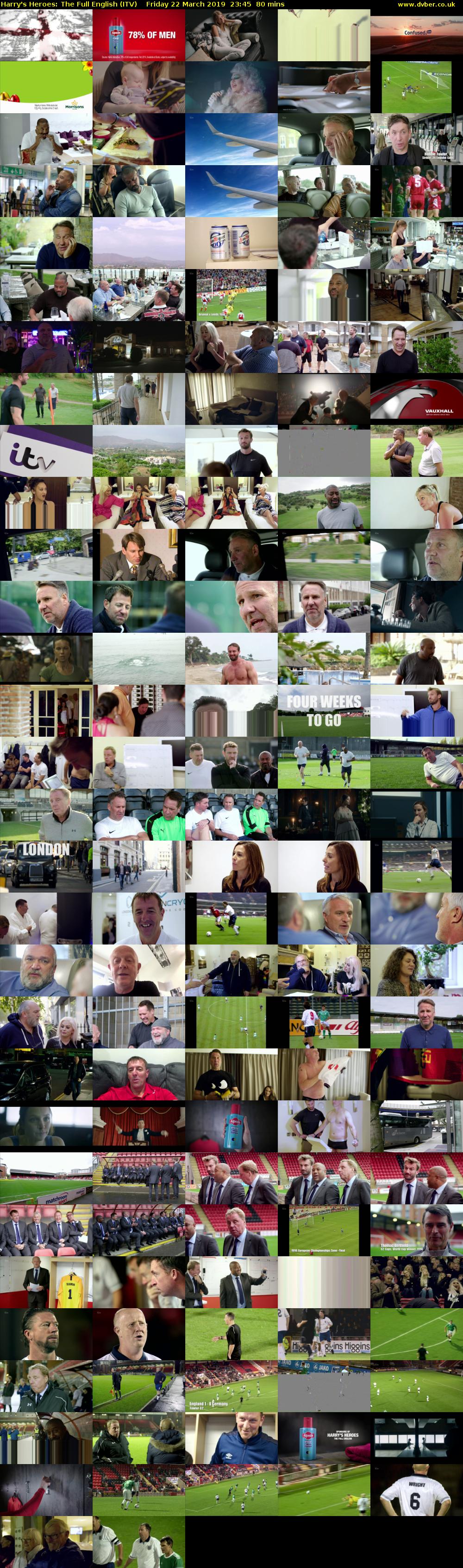 Harry's Heroes: The Full English (ITV) Friday 22 March 2019 23:45 - 01:05