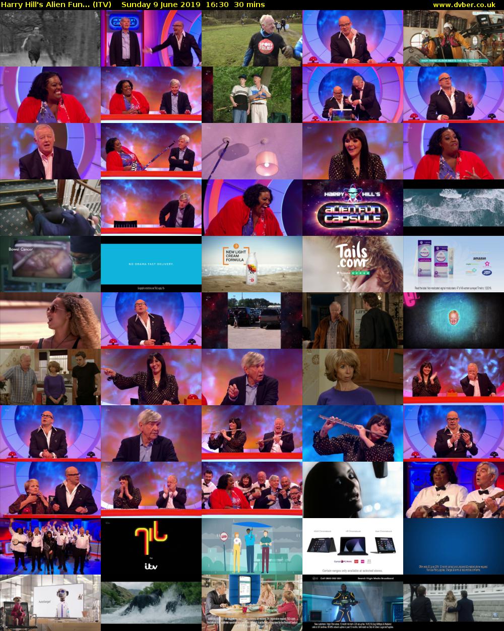 Harry Hill's Alien Fun... (ITV) Sunday 9 June 2019 16:30 - 17:00