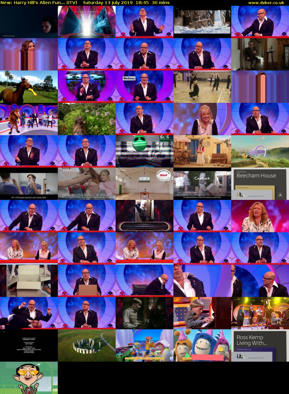 Harry Hill's Alien Fun... (ITV) Saturday 13 July 2019 18:45 - 19:15