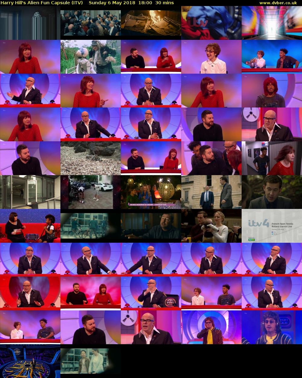 Harry Hill's Alien Fun Capsule (ITV) Sunday 6 May 2018 18:00 - 18:30
