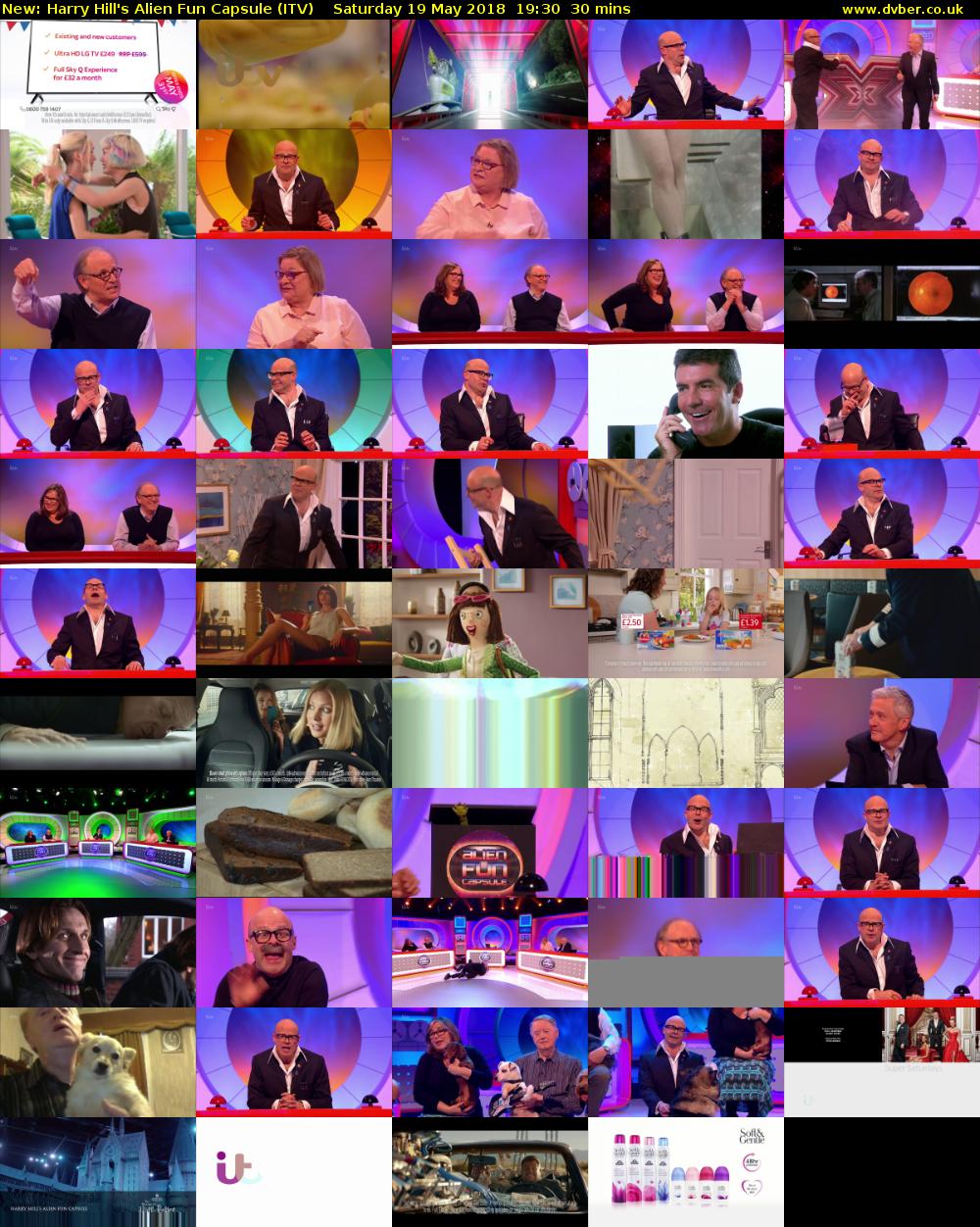 Harry Hill's Alien Fun Capsule (ITV) Saturday 19 May 2018 19:30 - 20:00